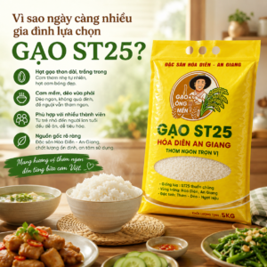 vì sao chọn gạo st25